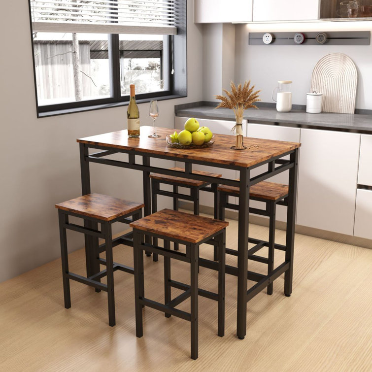 Small space dining set best sale for 4